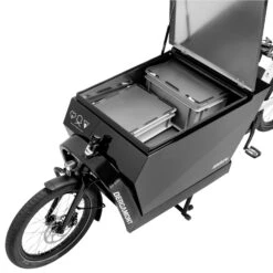 Bergamont LJ Aluminium Transportbox 7 Bergamont LJ Aluminium Transportbox -E-Bike Welt Verkauf bergamont lj alloy box offen beladen